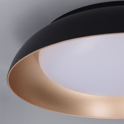 Brilagi - ALVA Dimmable LED Ceiling Light LED/48W/230V 3000-6500K Ø 51 cm Black + Remote Control
