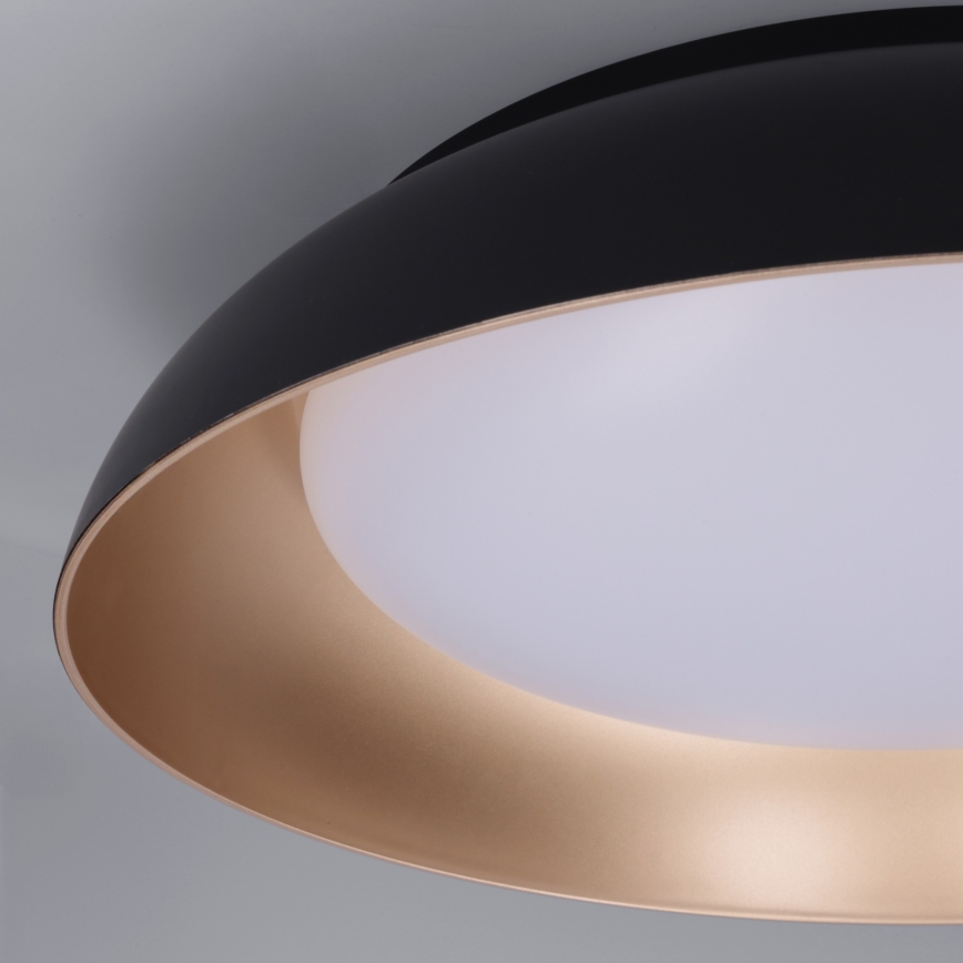 Brilagi - ALVA Dimmable LED Ceiling Light LED/48W/230V 3000-6500K Ø 51 cm Black + Remote Control
