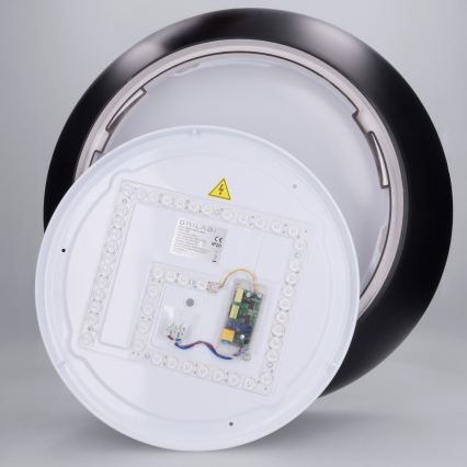 Brilagi - ALVA Dimmable LED Ceiling Light LED/48W/230V 3000-6500K Ø 51 cm Black + Remote Control