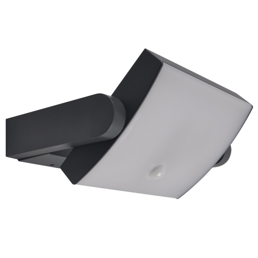 Brilagi - LED Outdoor Wall Light with Sensor ANKLE LED/18W/230V 3000K IP65 anthracite