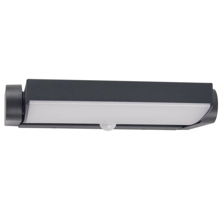 Brilagi - LED Outdoor Wall Light with Sensor ANKLE LED/18W/230V 3000K IP65 anthracite
