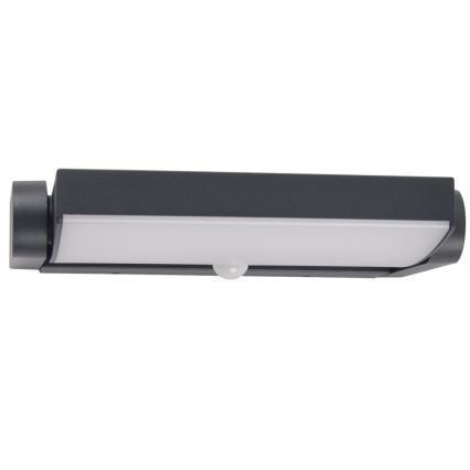 Brilagi - LED Outdoor Wall Light with Sensor ANKLE LED/18W/230V 4000K IP65 Anthracite