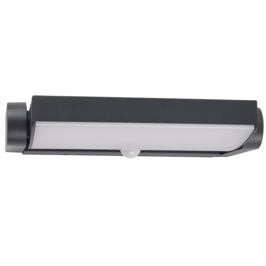 Brilagi - LED Outdoor Wall Light with Sensor ANKLE LED/18W/230V 4000K IP65 Anthracite