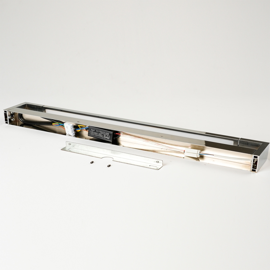 Brilagi - AQUA LINE LED Bathroom Mirror Light, 24W/230V, 90 cm, IP44, Polished Chrome, CRI 90