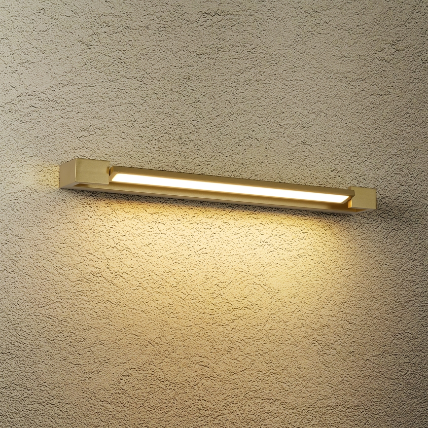 Brilagi - AQUA LINE LED Bathroom Mirror Light LED/18W/230V 60 cm IP44 Gold CRI 90