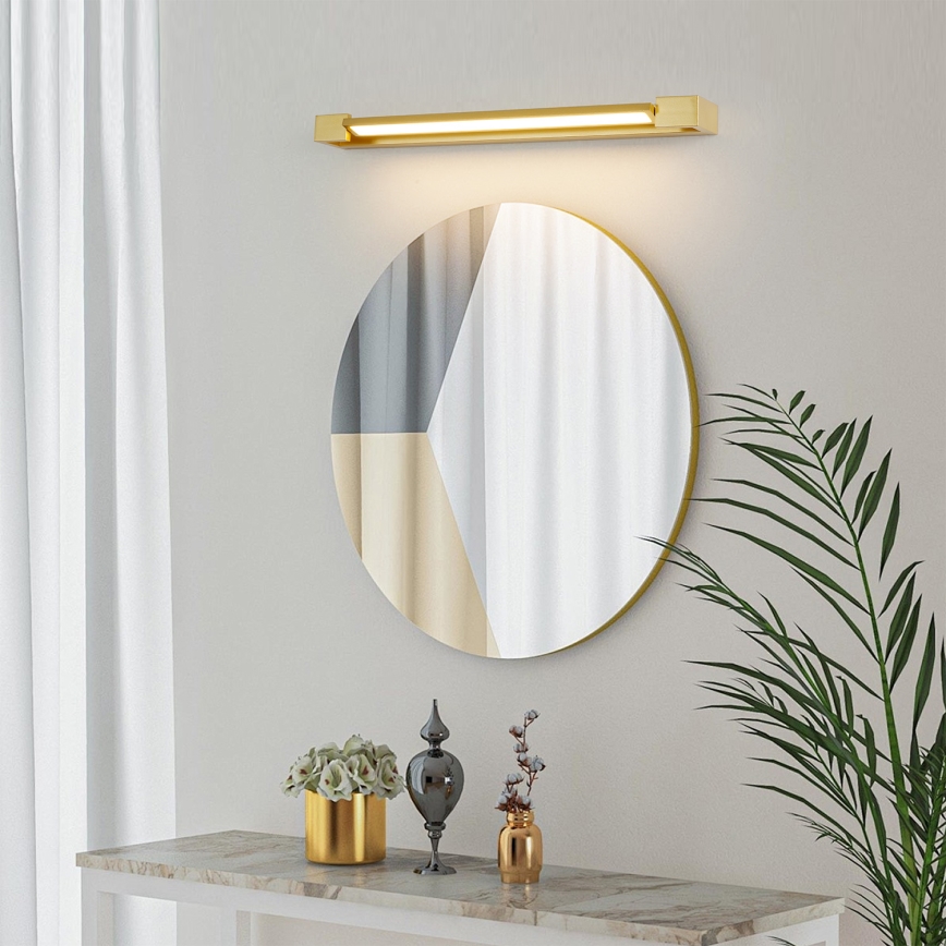 Brilagi - AQUA LINE LED Bathroom Mirror Light LED/18W/230V 60 cm IP44 Gold CRI 90