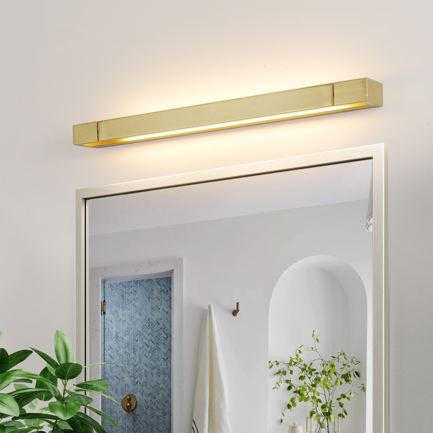 Brilagi - AQUA LINE LED Bathroom Mirror Light LED/18W/230V 60 cm IP44 Gold CRI 90