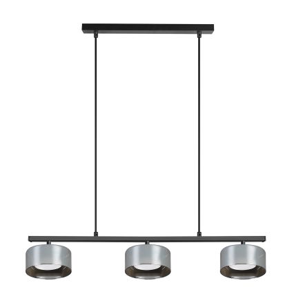 Brilagi - LED AURA LUX Cable Pendant 3xGX53/30W/230V Black/Smoked