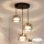 Brilagi - LED AURA LUX cable-suspended pendant light 3xGX53/30W/230V black/gold