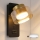 Brilagi - LED AURA LUX wall lamp with USB port 1xGX53/30W/230V black/gold