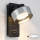 Brilagi - LED AURA LUX Wall Lamp with USB Port 1xGX53/30W/230V Black/Smoked