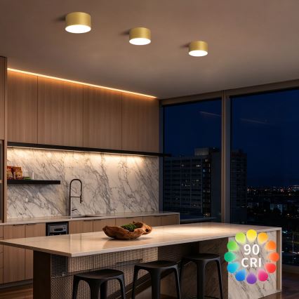 BRILAGI - LED Bathroom ceiling light FORIS LED/14W/230V Ø 12 cm gold IP44