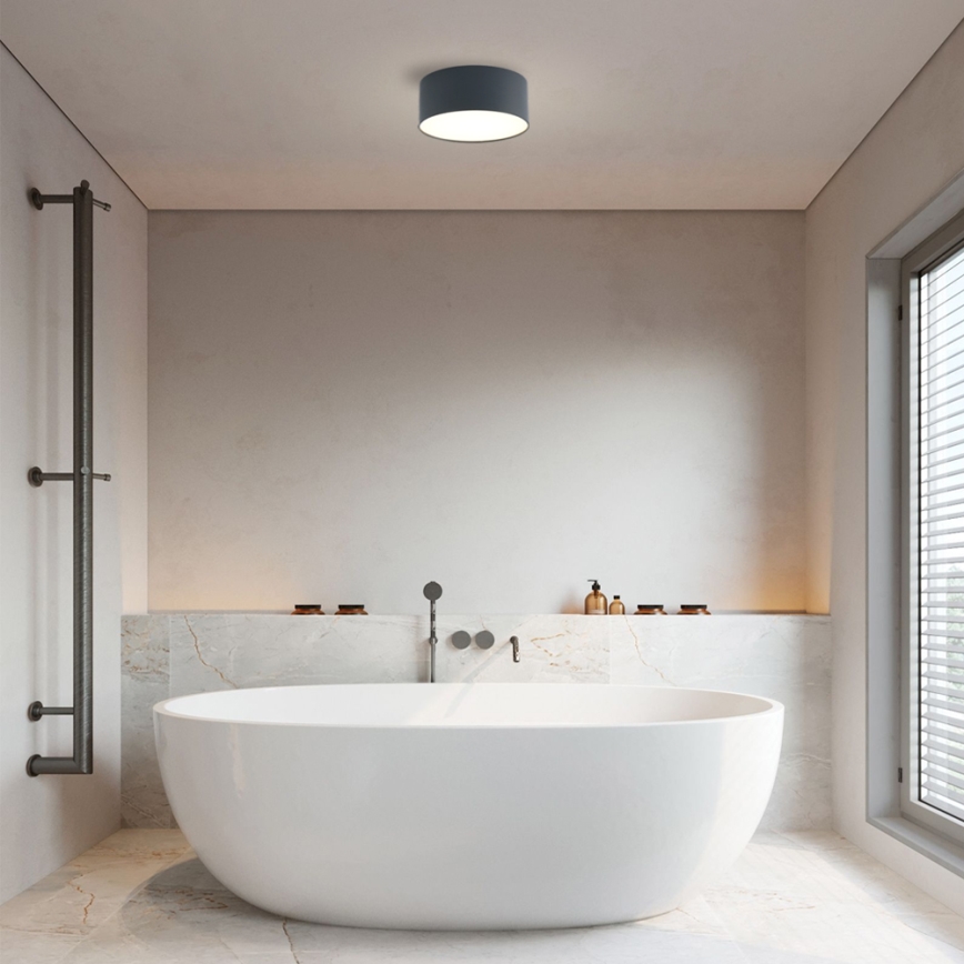 Brilagi - LED Bathroom Ceiling Light FORIS LED/20W/230V Ø 15 cm Anthracite IP44