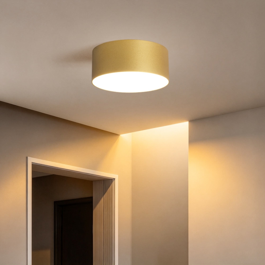 BRILAGI - LED bathroom ceiling light FORIS LED/20W/230V Ø 15 cm gold IP44