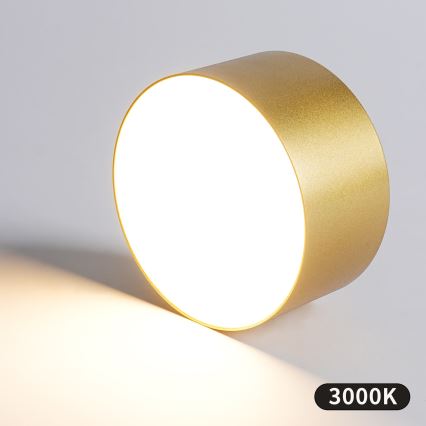 BRILAGI - LED bathroom ceiling light FORIS LED/20W/230V Ø 15 cm gold IP44