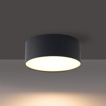 Brilagi - LED Bathroom Ceiling Light FORIS LED/9W/230V Ø 9 cm Black IP44