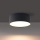 Brilagi - LED Bathroom Ceiling Light FORIS LED/9W/230V Ø 9 cm Black IP44