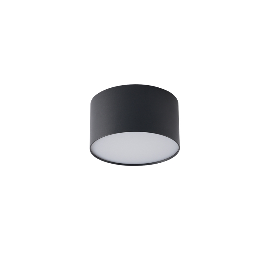 Brilagi - LED Bathroom Ceiling Light FORIS LED/9W/230V Ø 9 cm Black IP44