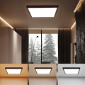 Brilagi - LED Bathroom ceiling light FRAME LED/50W/230V 60x60 cm 3000/4000/6000K IP44 black