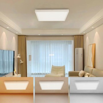 Brilagi - LED Bathroom ceiling light FRAME LED/50W/230V 60x60 cm 3000/4000/6000K IP44 white