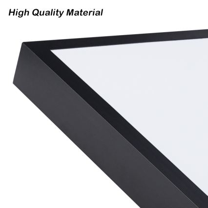 Brilagi - LED Bathroom Ceiling Light FRAME, 96W/230V, 120x60 cm, 3000/4000/6000K, IP44, Black