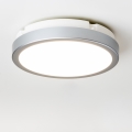 Brilagi - LED Bathroom ceiling light PERA 18W/230V d. 22 cm IP65 silver