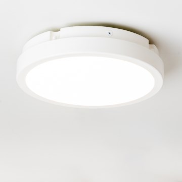 Brilagi - LED Bathroom ceiling light PERA LED/18W/230V d. 22 cm IP65 white
