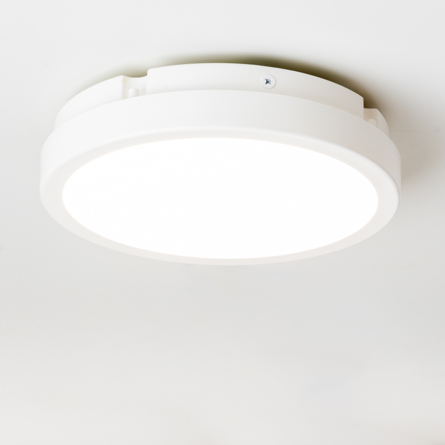 Brilagi - LED Bathroom ceiling light PERA LED/18W/230V d. 22 cm IP65 white