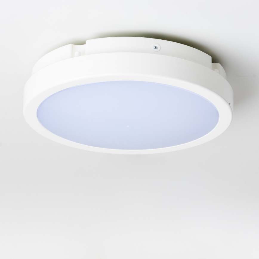 Brilagi - LED Bathroom ceiling light PERA LED/18W/230V d. 22 cm IP65 white