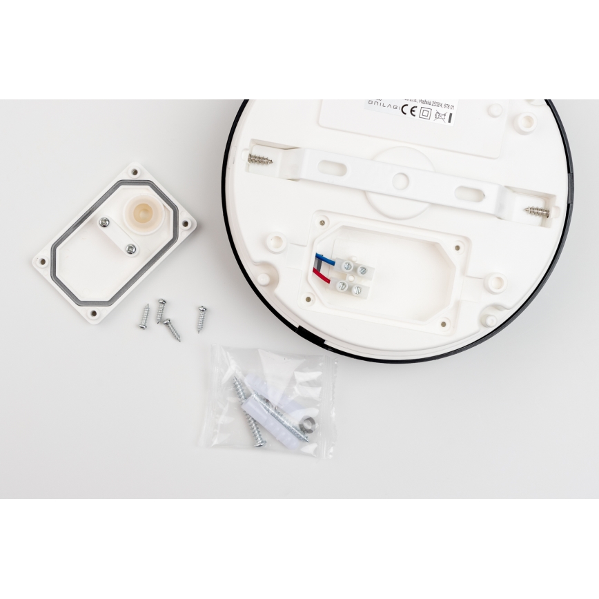 Brilagi - LED Bathroom ceiling light PERA LED/18W/230V d. 22 cm IP65 white