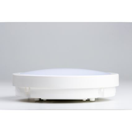 Brilagi - LED Bathroom ceiling light PERA LED/18W/230V d. 22 cm IP65 white