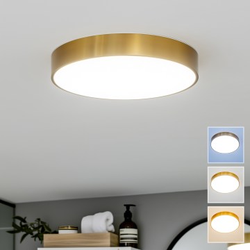 BRILAGI - LED Bathroom ceiling light POOL LED/36W/230V 3000/4000/5500K Ø 40 cm IP54 gold