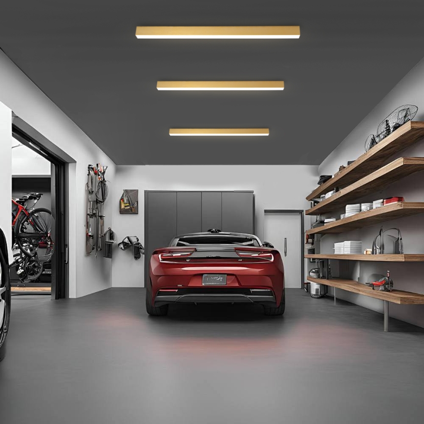 Brilagi - SLEEKLINE LED Bathroom Ceiling Light LED/40W/230V 3000/4500/6000K Gold IP44