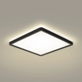 Brilagi - LED Bathroom ceiling light ULTRA SLIM LED/18W/230V 30x30 cm black IP54