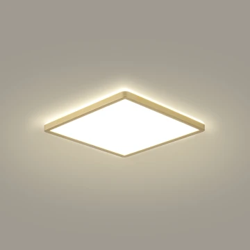 Brilagi - LED Bathroom Ceiling Light ULTRA SLIM LED/18W/230V 30x30 cm Gold IP54