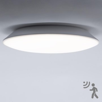 Brilagi - LED bathroom ceiling light with sensor VESTAS LED/12W/230V Ø 23 cm 4000K IP54