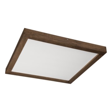 Brilagi - LED Bathroom Ceiling Light WOODY FRAME LED/40W/230V 60x60 cm IP44 walnut