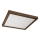 Brilagi - LED Bathroom Ceiling Light WOODY FRAME LED/40W/230V 60x60 cm IP44 walnut