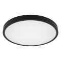 Brilagi - LED Bathroom Ceiling Light ZENNA LED/12W/230V Ø 25 cm IP44 Black