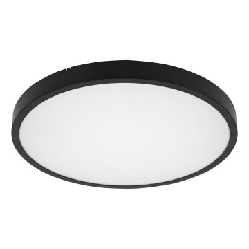 Brilagi - LED Bathroom Ceiling Light ZENNA LED/12W/230V Ø 25 cm IP44 Black