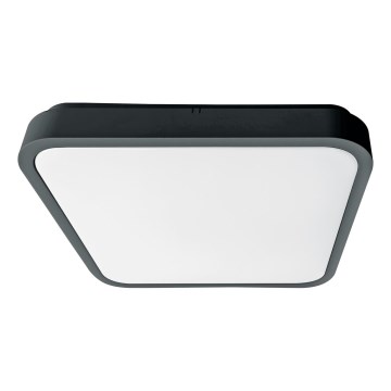 Brilagi - LED Bathroom Ceiling Light ZENNA LED/18W/230V 28,5x28,5 cm IP44 anthracite