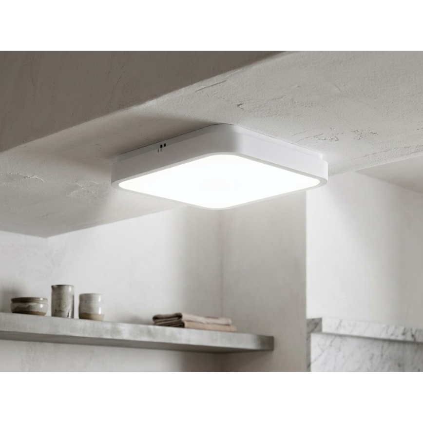 BRILAGI - ZENNA LED Bathroom Ceiling Light, 24W/230V, 34.5 x 34.5 cm, IP44, White