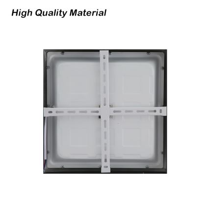 Brilagi - LED Bathroom ceiling light FRAME LED/24W/230V 30x30 cm 3000/4000/6000K IP44 black