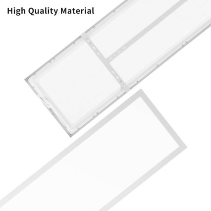 Brilagi - LED Bathroom Ceiling Light FRAME LED/50W/230V 3000/4000/6000K 120x30 cm IP44 silver
