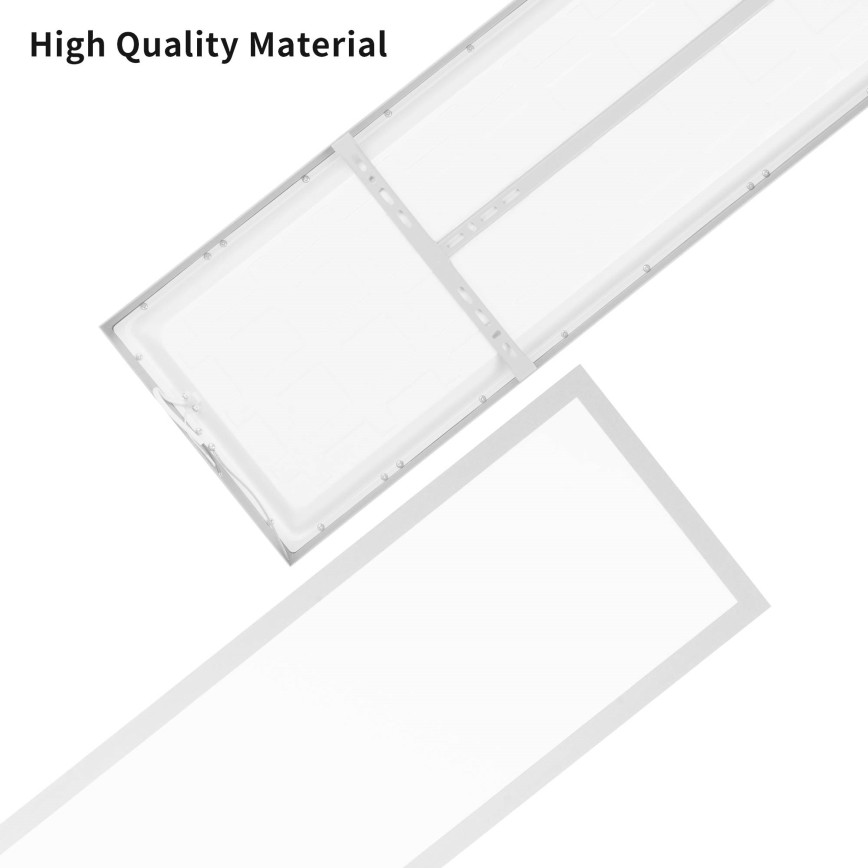 Brilagi - LED Bathroom Ceiling Light FRAME LED/50W/230V 3000/4000/6000K 120x30 cm IP44 silver