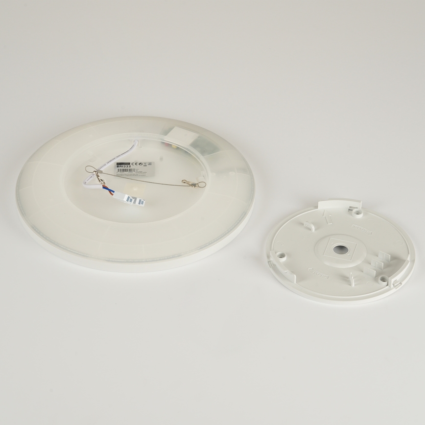 Brilagi - LED Bathroom ceiling light ULTRA SLIM LED/12W/230V d. 22,5 cm white IP54