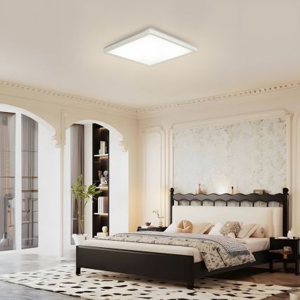 Brilagi - LED Bathroom ceiling light ULTRA SLIM LED/18W/230V 30x30 cm white IP54