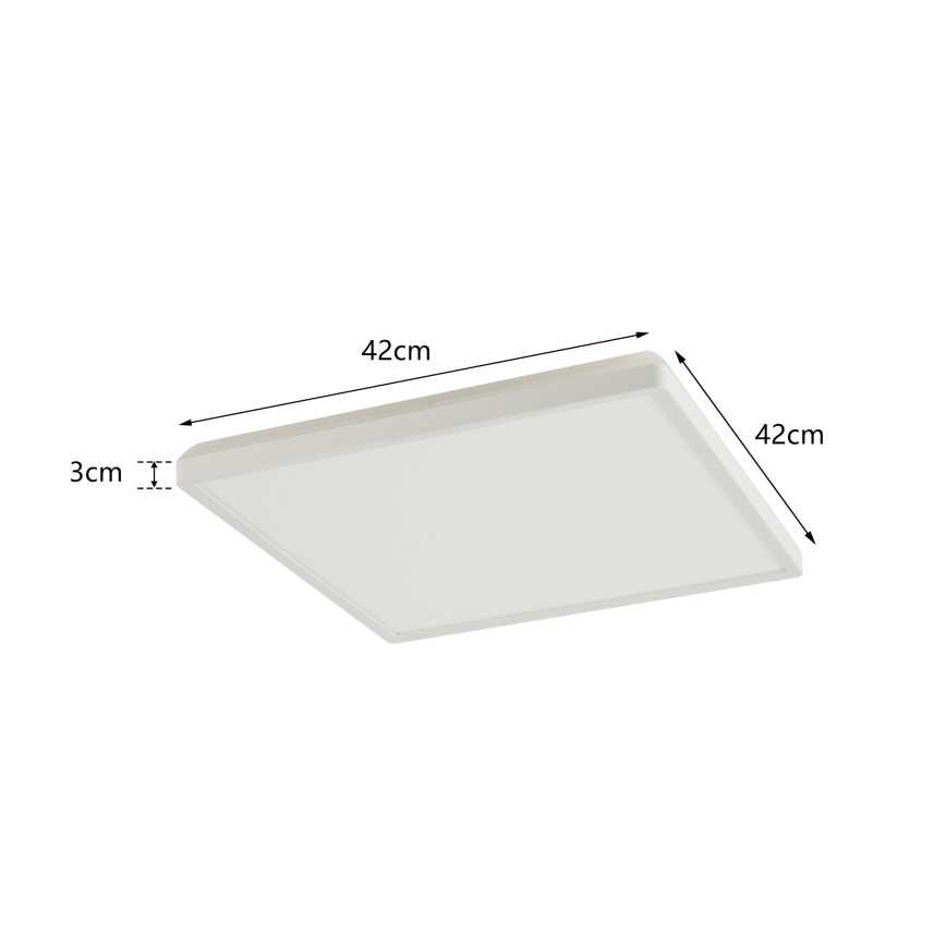 Brilagi - LED Bathroom ceiling light ULTRA SLIM LED/24W/230V 42x42 cm white IP54
