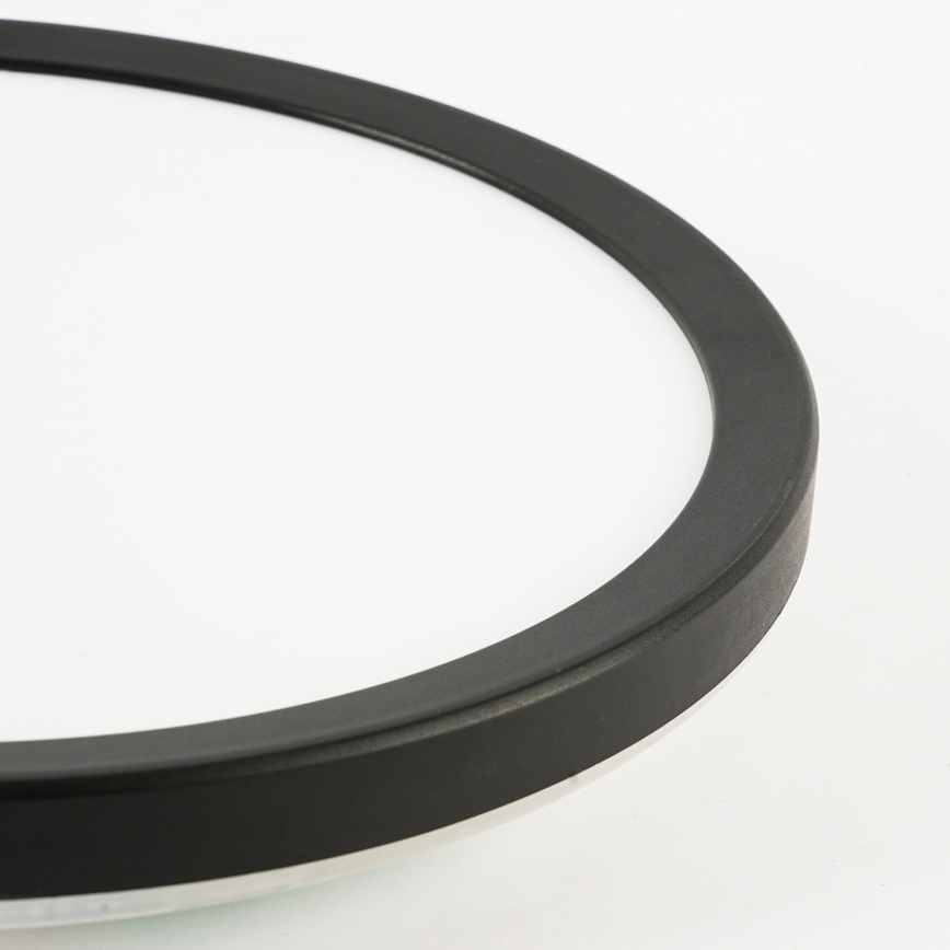 Brilagi - LED Bathroom ceiling light ULTRA SLIM LED/24W/230V d. 42 cm black IP54