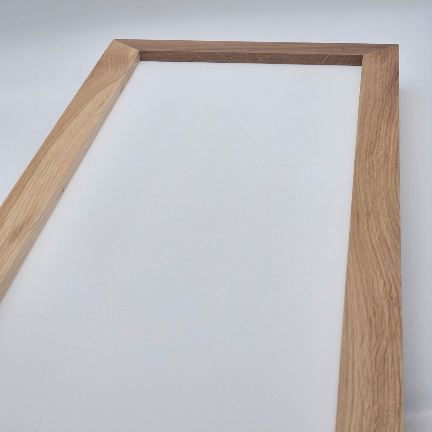 Brilagi - LED Ceiling Light WOODY FRAME LED/40W/230V 120x30 cm IP44 oak
